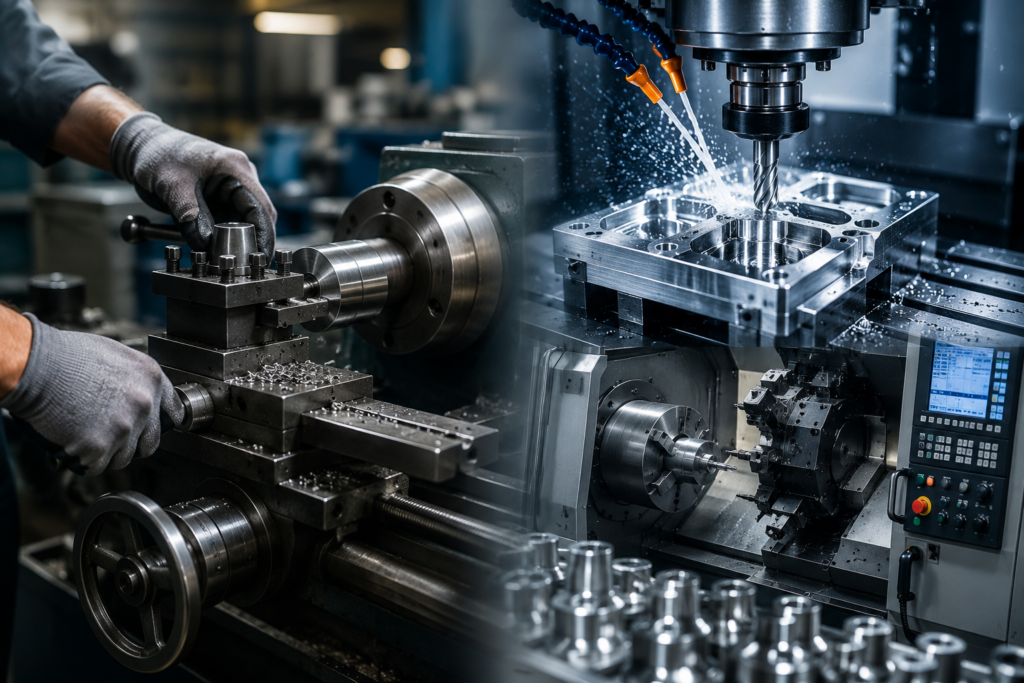Manual Automated Machining