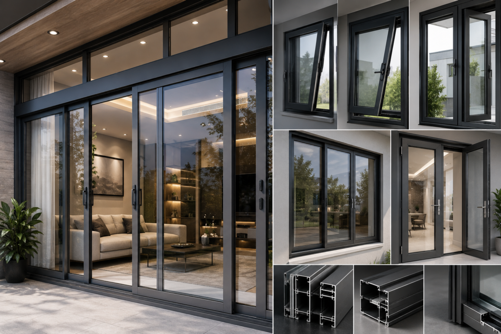 Professional Customized Aluminum Doors And Windows