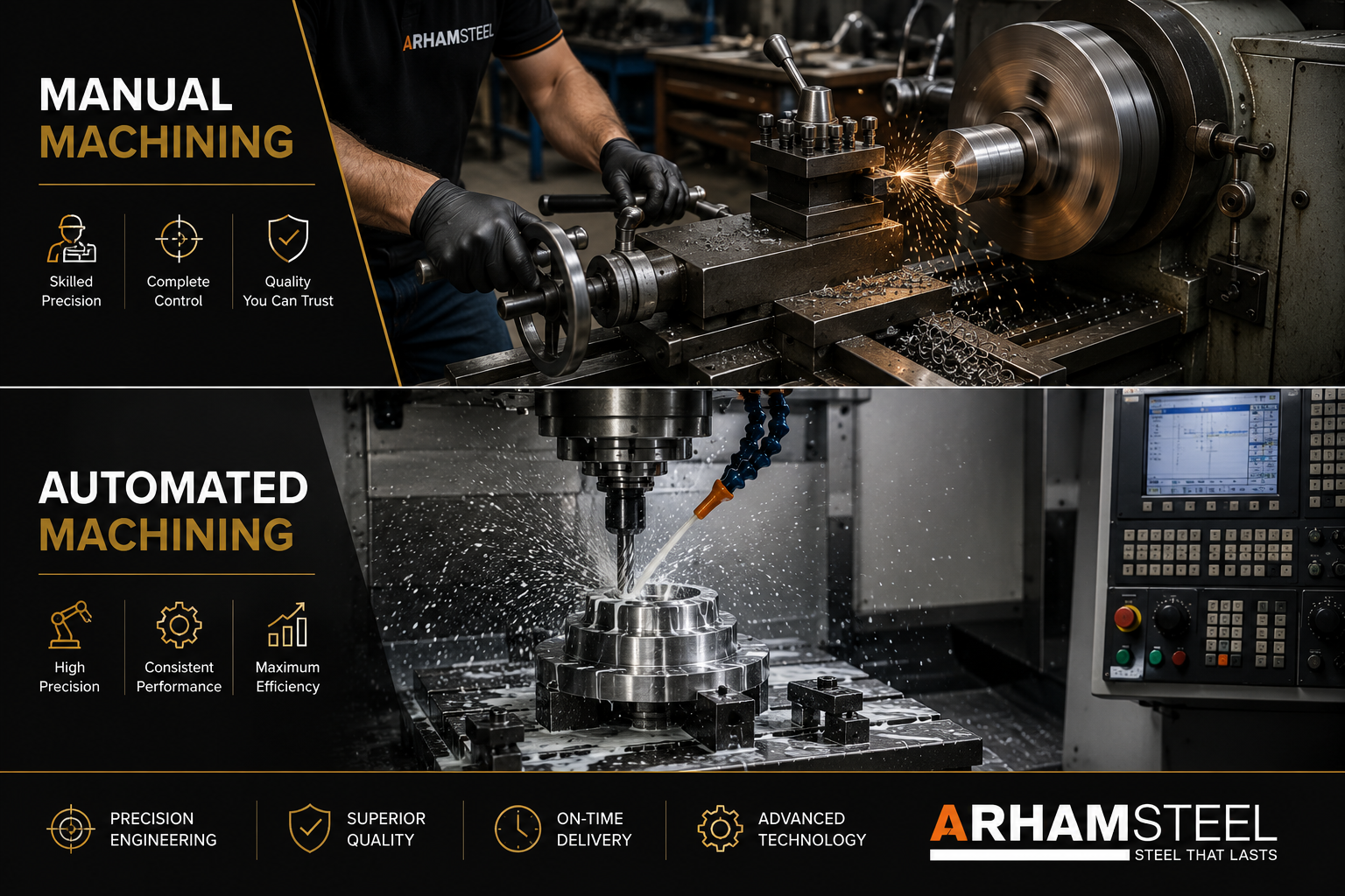 Manual Automated Machining