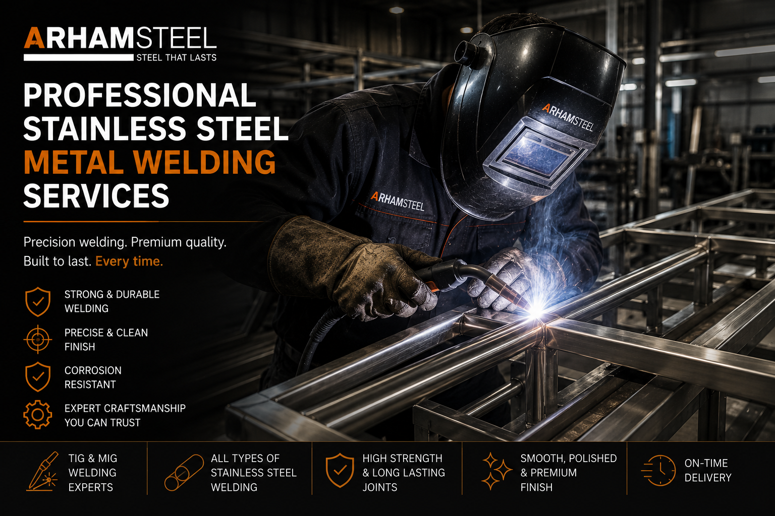 Professional Stainless Steel Metal Welding Services
